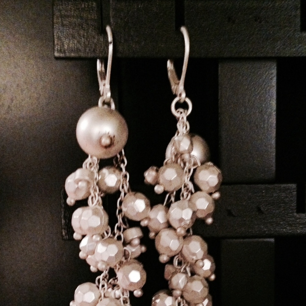 Silver earrings